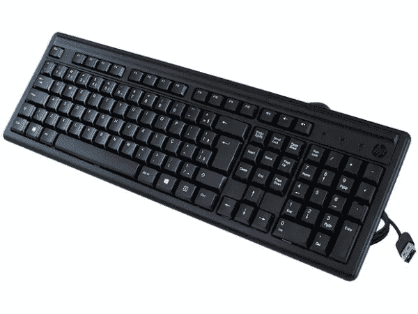 Teclado Convencional USB HP 100 Preto