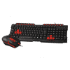 Teclado e Mouse C3TECH GK20BK Gamer com Fio ABNT2 USB Preto