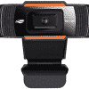 WebCam C3Tech WB-70BK HD 720P Preto - Com microfone