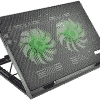 Warrior AC267 - Cooler Para Notebook Power Gamer, Preto (Led Verde)